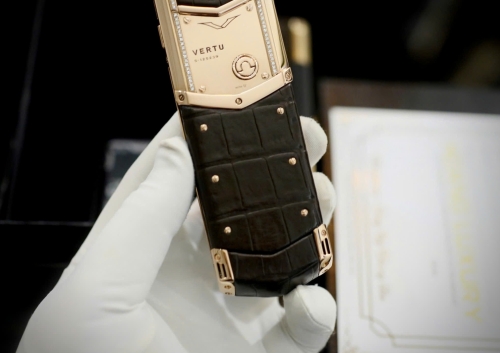 Signature S Rose Gold Chocolate Mix Diamond